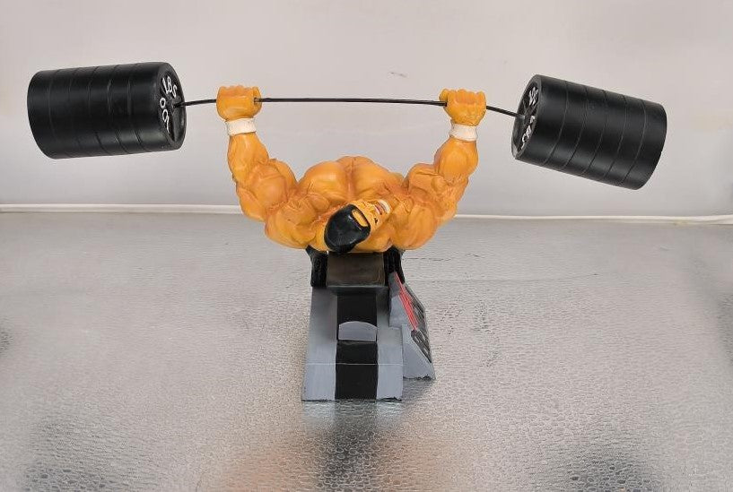 Xtreme Workout Max Bench Figurine Bodybuilding Weightlifting Collectib