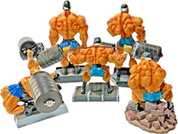 
              Xtreme Workout Figurine Bodybuilding Weightlifting Collectible Statues, 5 Piece Set
            