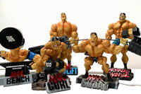 
              Xtreme Workout Figurine Bodybuilding Weightlifting Collectible Statues, 5 Piece Set
            