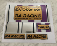 
              R4 decals for BMX Bicycles and Frames
            