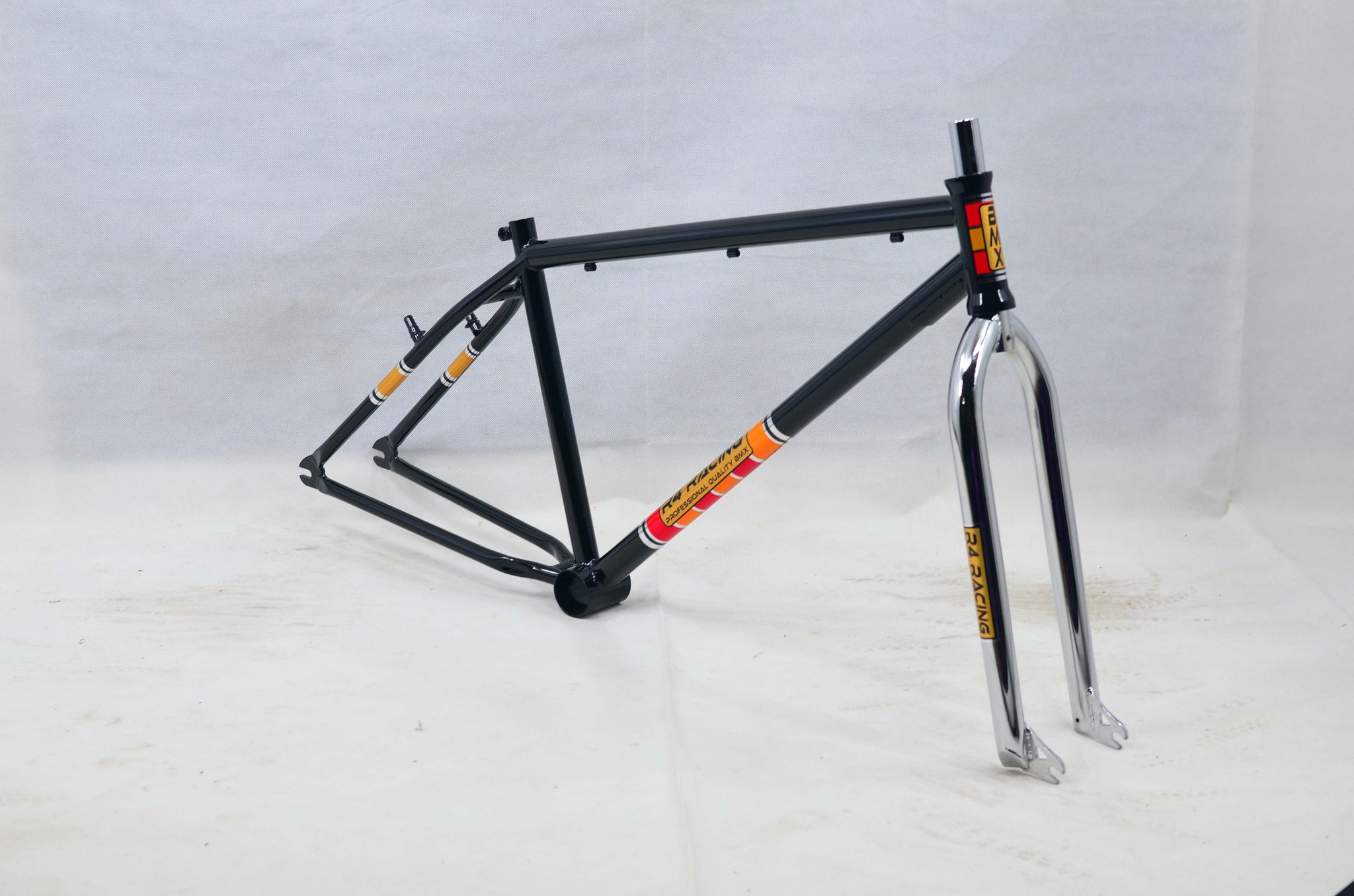 R4 Chromoly Pro 29 Pro BMX Frame Fork Gloss Black R4 Products