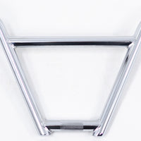 R4 BMX Four Piece 4130 Chromoly Handlebar 9.5" Rise, Chrome